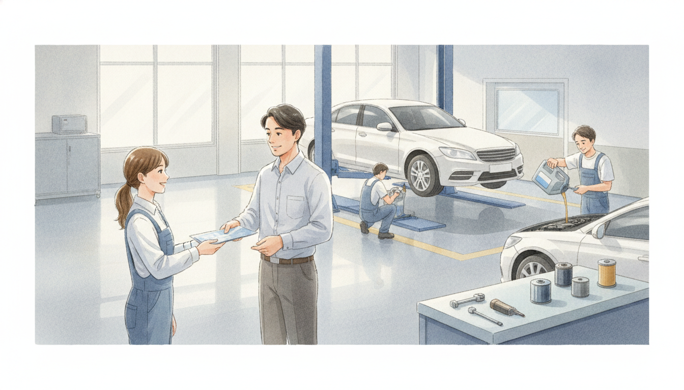 オイル交換・車検無料 クーポン付