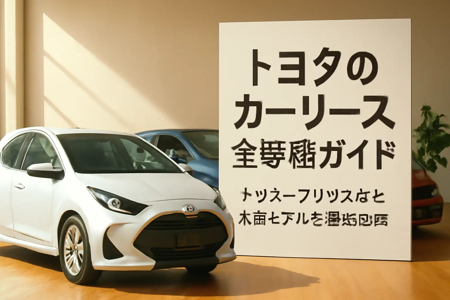 トヨタのカーリース全車種ガイド｜ヤリス・プリウスなど人気モデルを徹底比較
