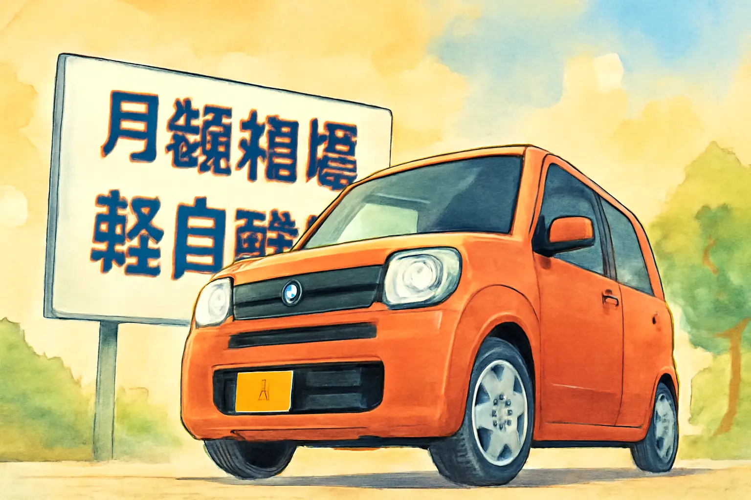 軽自動車カーリースの月額相場はいくら？主要車種の料金を徹底比較